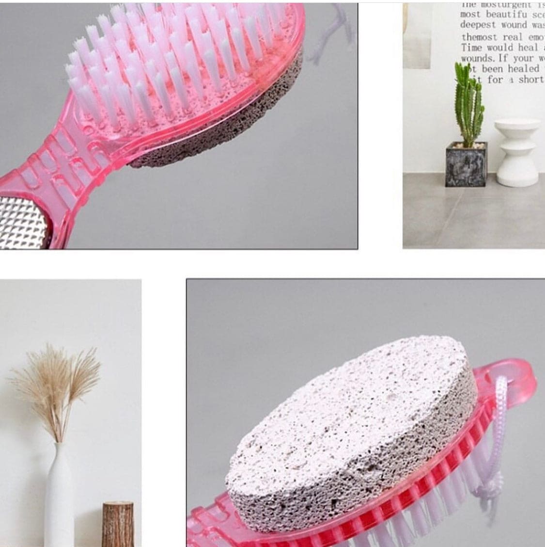 4 In 1 Foot Care Callus Brush, Grinding Feet Stone Scrubber, Feet Health Foot Tool 4 In 1 Foot Care Callus Brush, Grinding Feet Stone Scrubber, Feet Health Foot Tool
